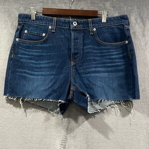 Rag & Bone Dre Low Rise Button Fly Denim Shorts 100% Cotton Women’s Size 32 NWT